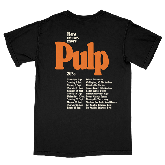 Here Comes More Tour Tee - Black