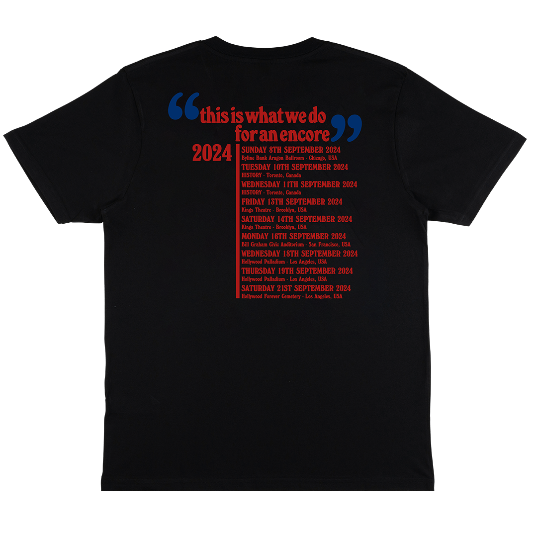 2024 Encore Tour Tee - Black