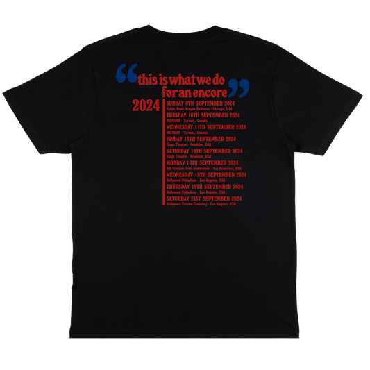 2024 Encore Tour Tee - Black