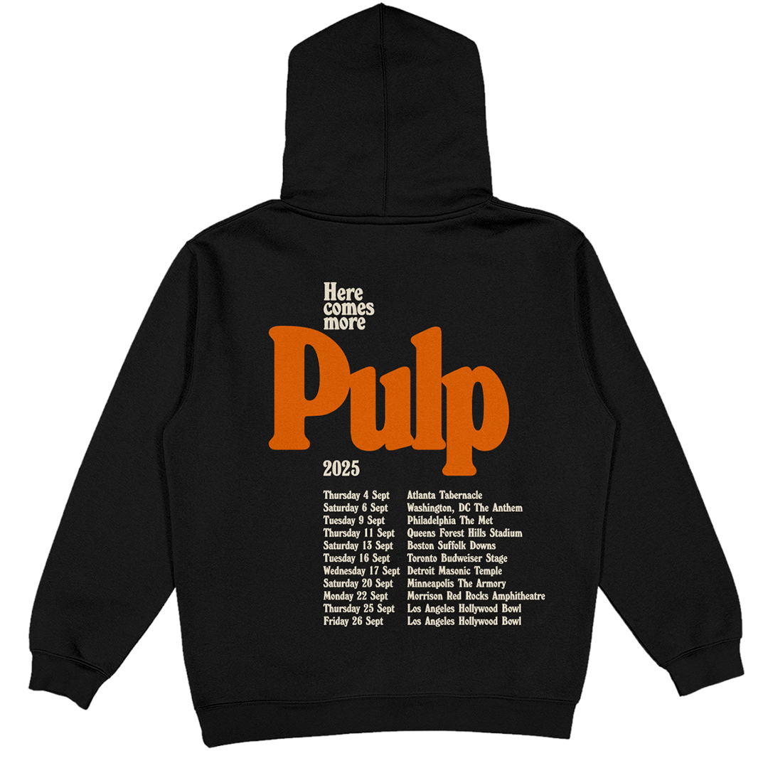 Here Comes More Tour Hoodie - Black